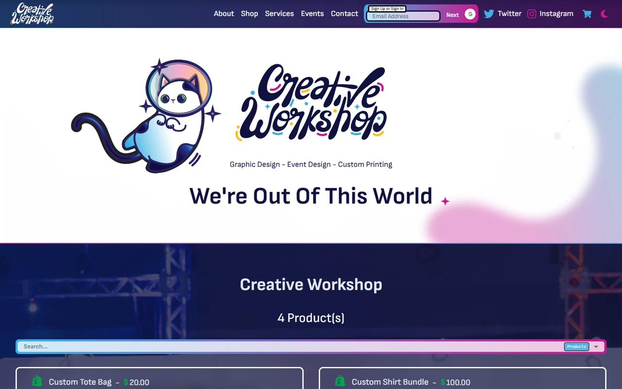 Creative Workshop Project Preview