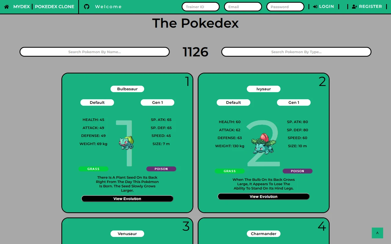 MyDex Project Preview